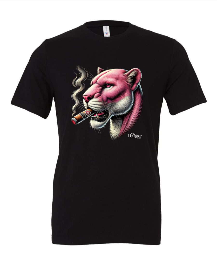 Pink Panther smoking a Cigar. - i Cigar Club