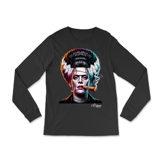 Long Sleeve Bride of Frank-N-Stein with a Cigar. - i Cigar Club 