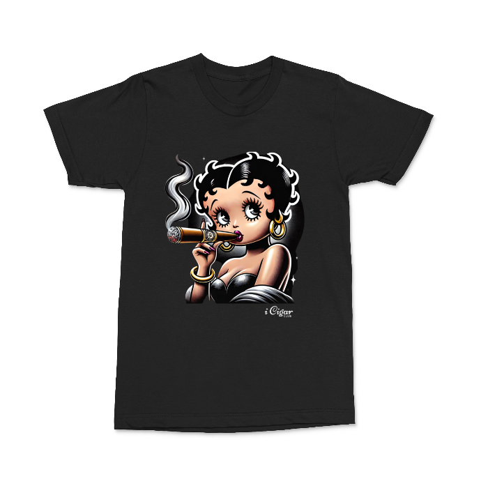 Bettie Boop with a Cigar. - i Cigar Club 