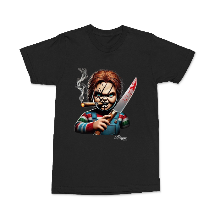 Chuckyy Doll with a Cigar. - i Cigar Club 