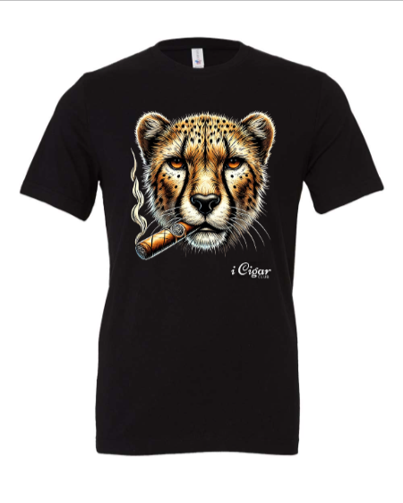 Cheetah smoking a Cigar. - i Cigar Club 