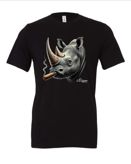 African Rinoceros smoking a Cigar. - i Cigar Club 