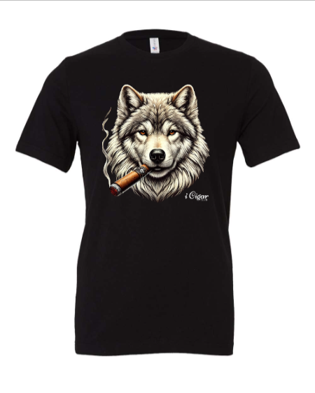 Eurasian Wolf smoking a Cigar. - i Cigar Club 