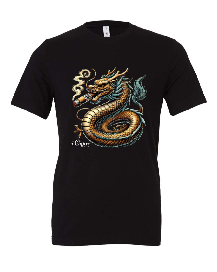 Fierce Dragon smoking a Cigar. - i Cigar Club 