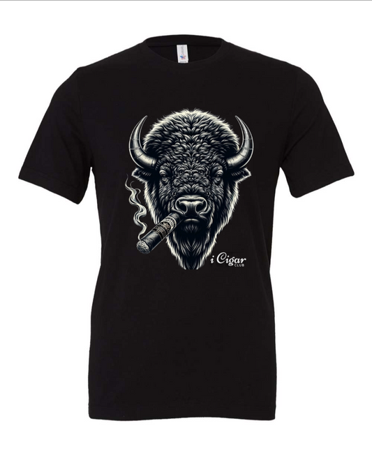 Yellowstone Bison smoking a Cigar. - i Cigar Club 