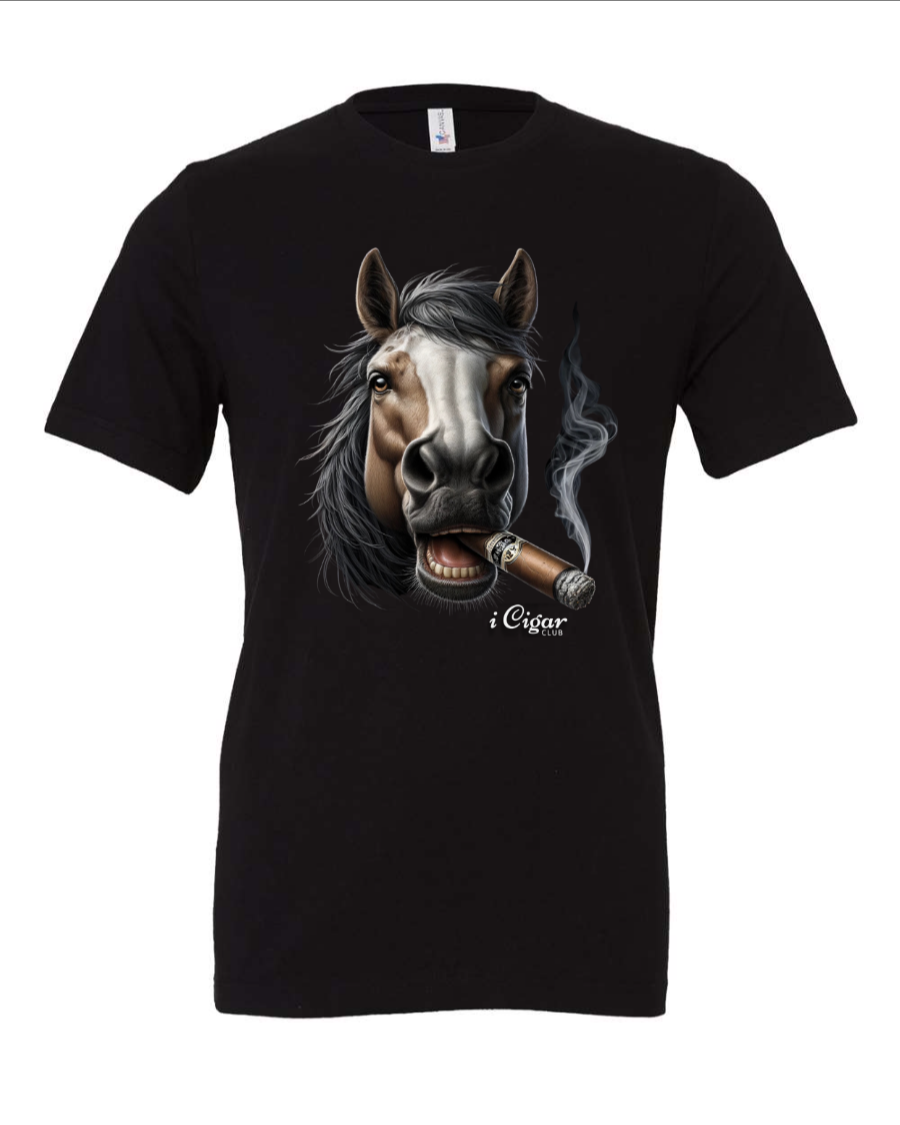 Bay Blanket Appaloosa Horse smoking a Cigar. - i Cigar Club 