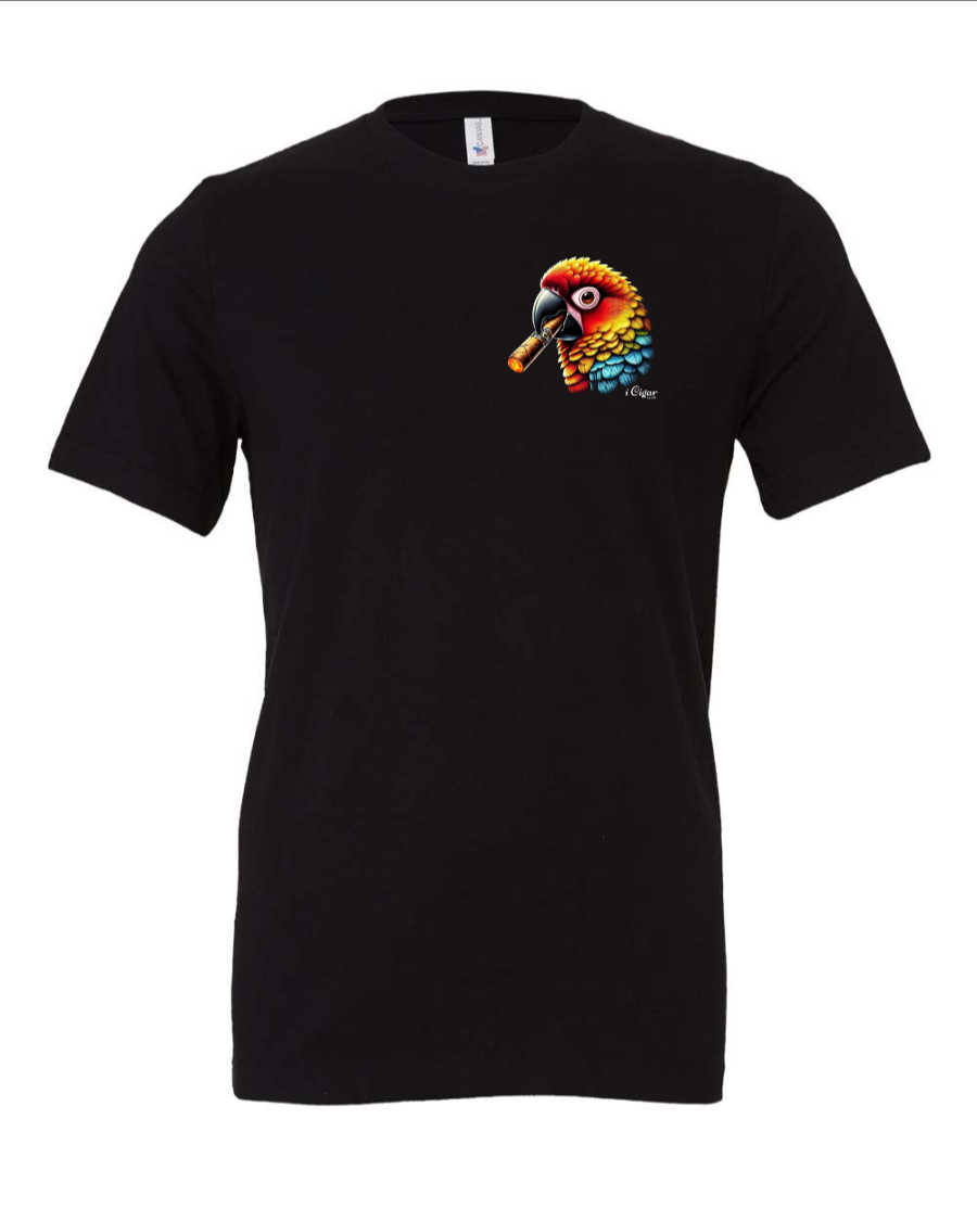 Mutated Sun Conure smoking a Cigar. - i Cigar Club 